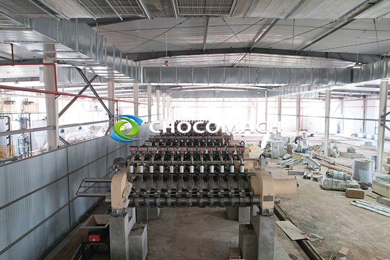 祝賀兆格環(huán)保鑫兆豐7臺YZW-12核桃榨油機(jī)云南項(xiàng)目主機(jī)安裝就緒